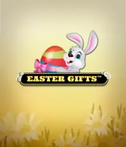 Celebrate the spirit of spring with Easter Gifts by Spinomenal, highlighting a colorful springtime setting with adorable Easter bunnies, eggs, and flowers. Relish in a scene of pastel shades, filled with engaging bonuses like free spins, multipliers, and special symbols for a delightful time. Perfect for those seeking festive games.